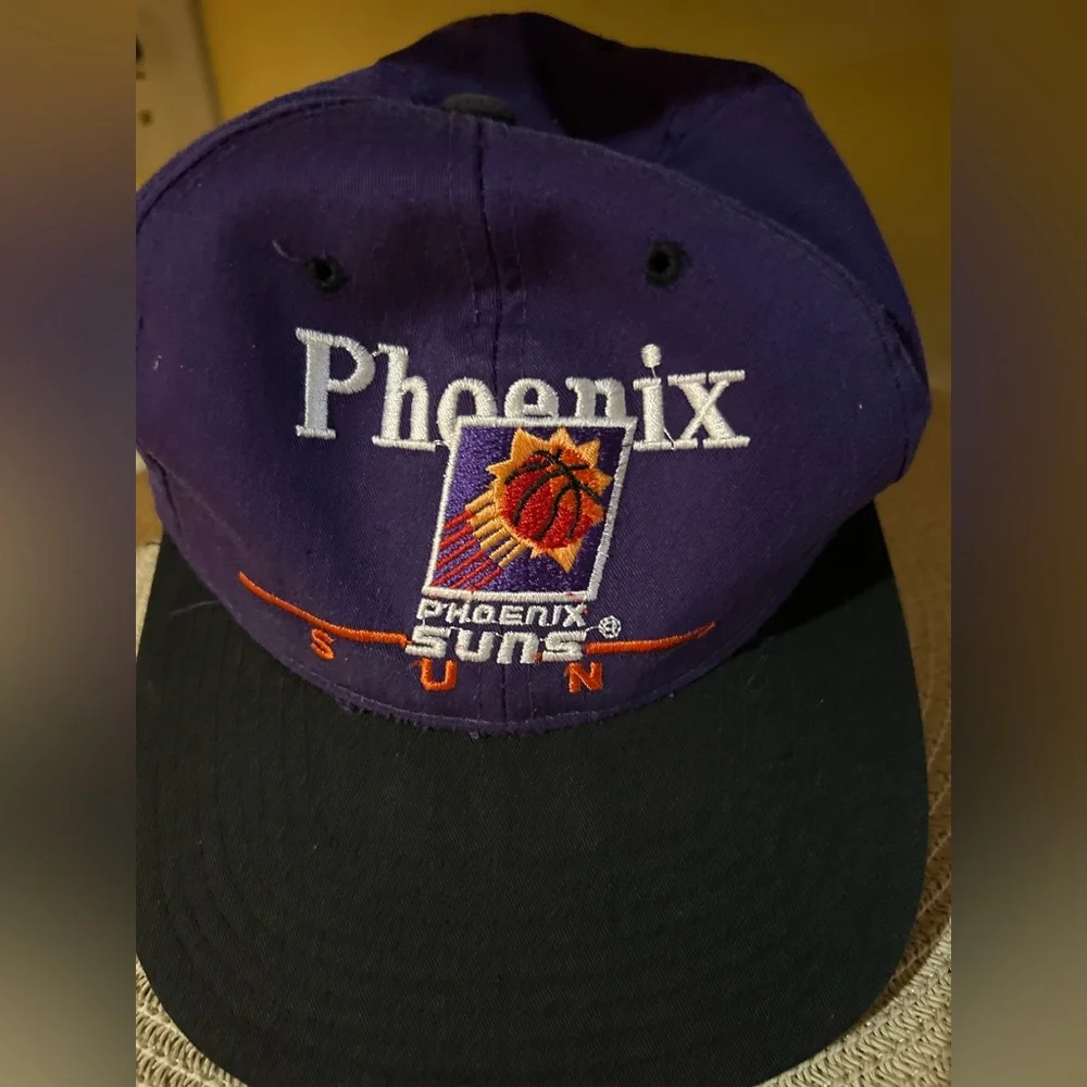 PHOENIX SUNS 🌞 Purple and Black Baseball Cap - Official Team Hat